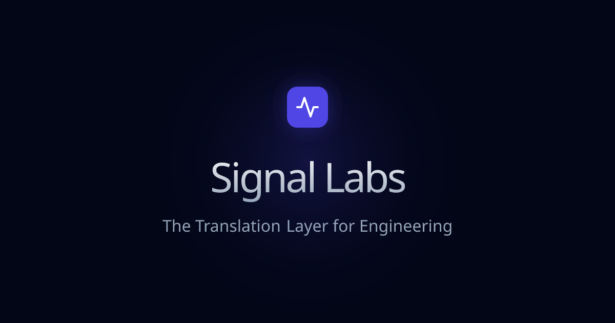 Signal Labs - Signal in the Noise